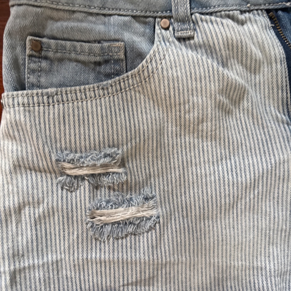 Jean High Rise Shorts - Picture 2 of 4